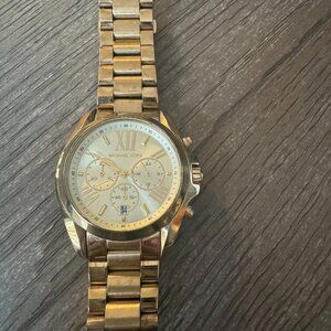 Michael Kors Oversized Gold-Tone Watch